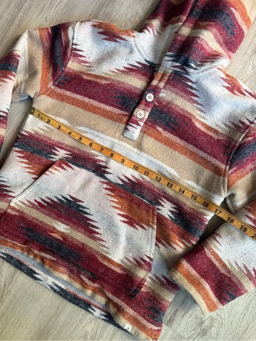 Me & Henry London Aztec Burgundy Rancho Jacket Poncho Southern Western Style 8yr